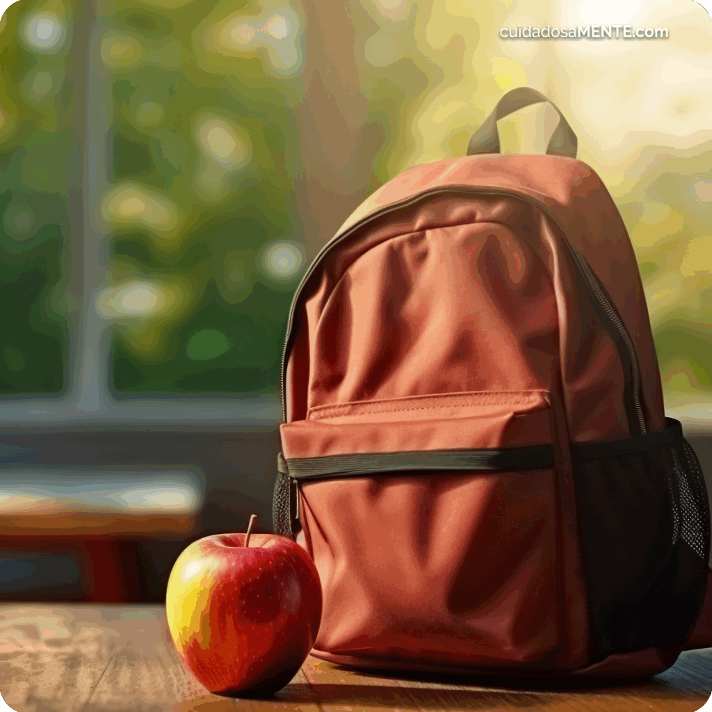 mochila que representa el regreso a clases